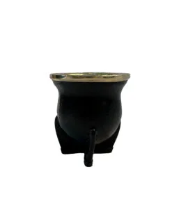 Mate camionero cincelado cuero natural