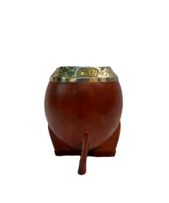 Mate torpedo en cuero natural